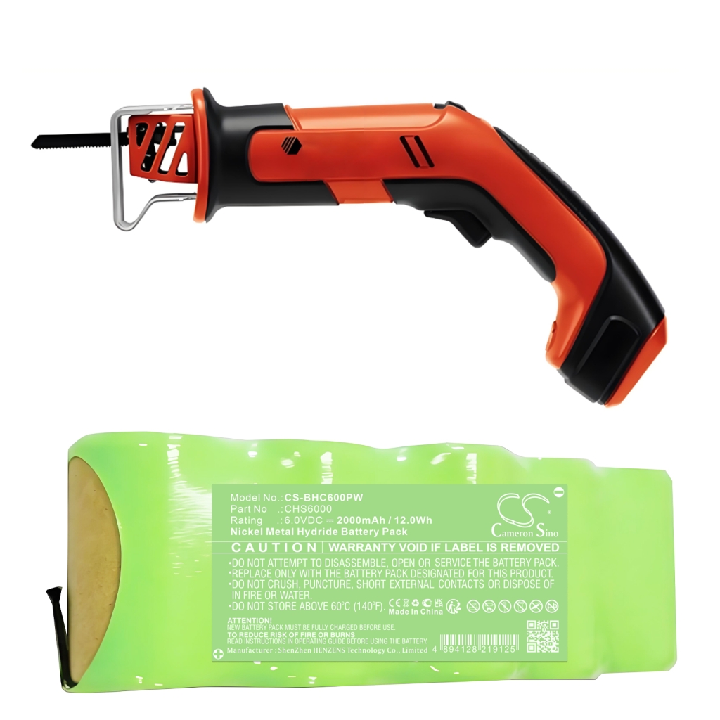 Batterij industrieel Black & decker CS-BHC600PW