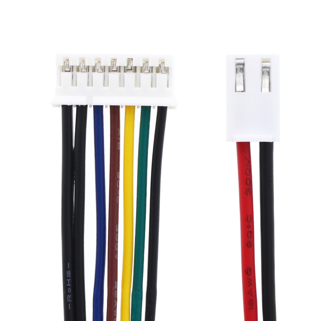 CS-BHN221VH stekkers: wit multi-pin en 2-pins stekker met draden