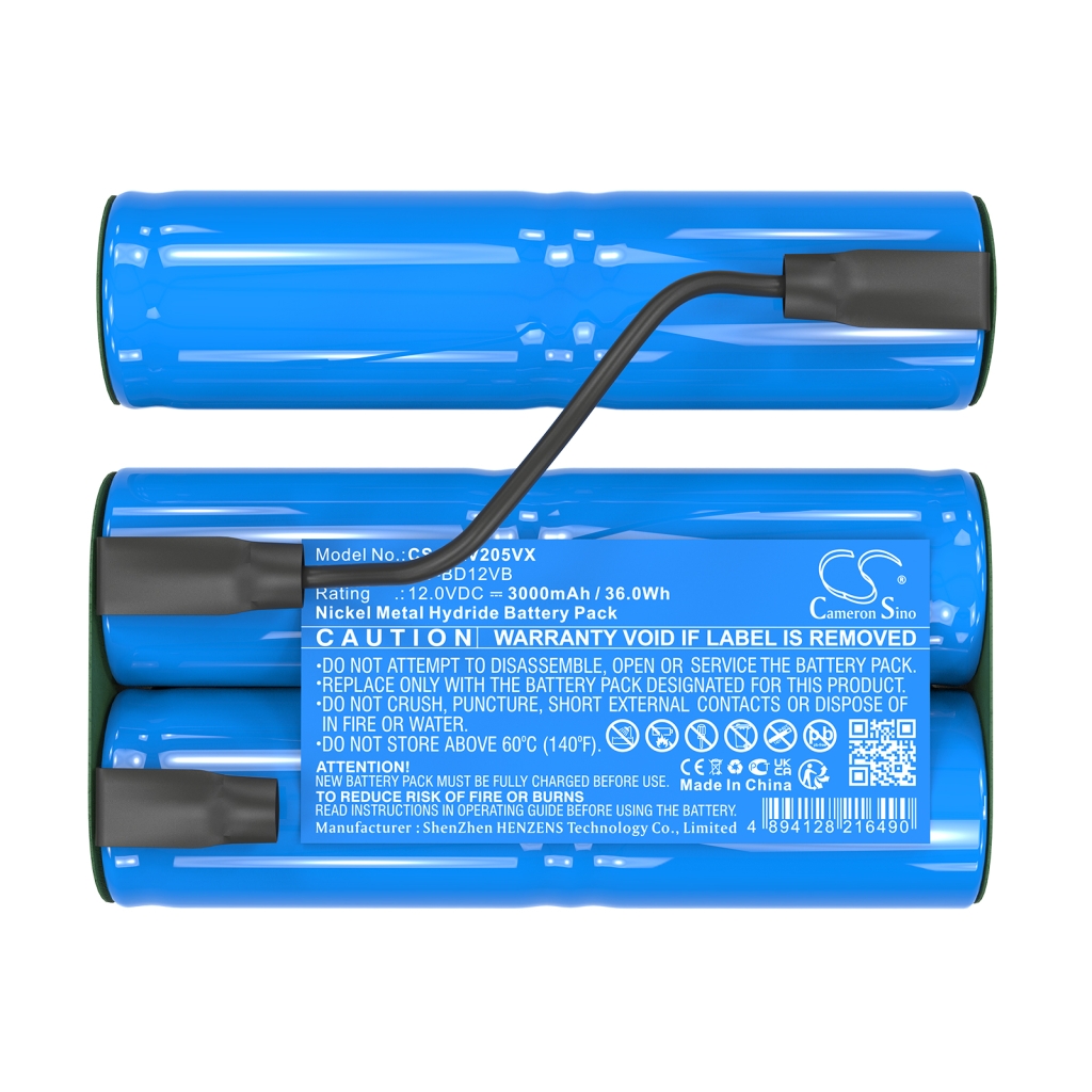 Batterijen voor stofzuigers Black+decker CS-BKV205VX