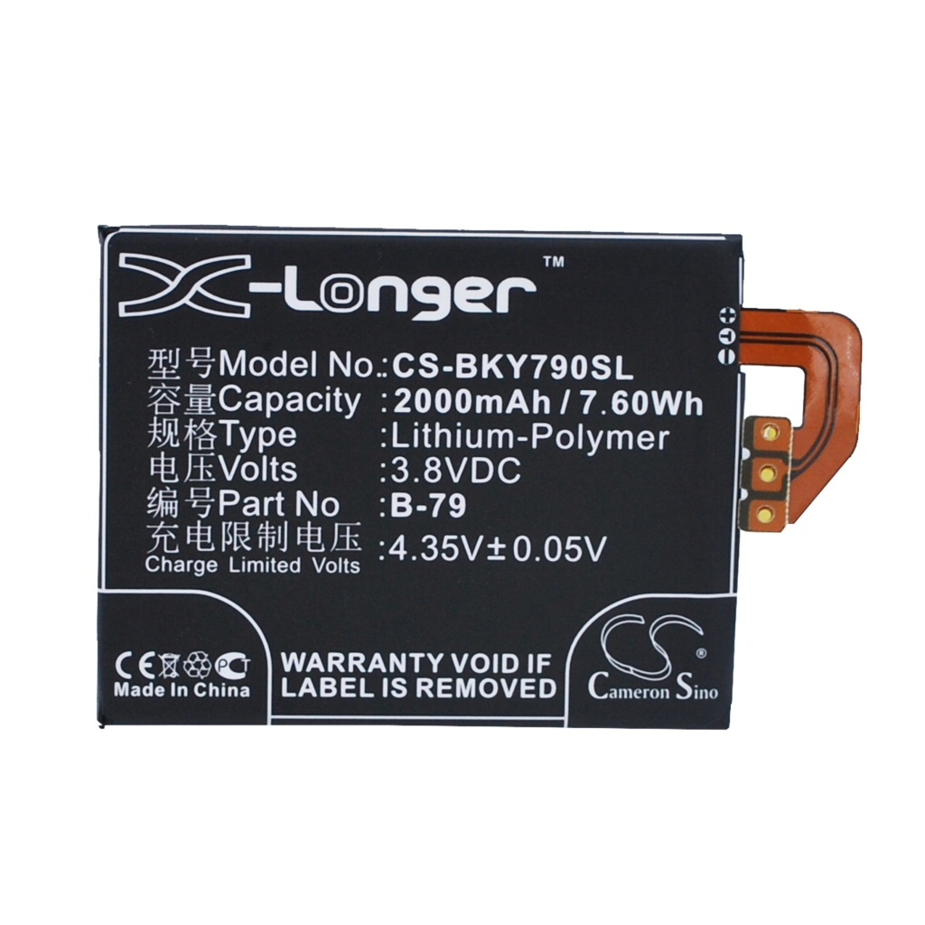 Batterij compatibel met BBK CS-BKY790SL