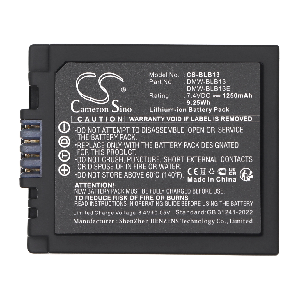 Batterij voor Panasonic Lumix DMC-G1A