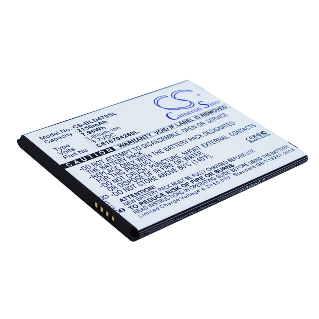 Batterij Vervangt C816704260L