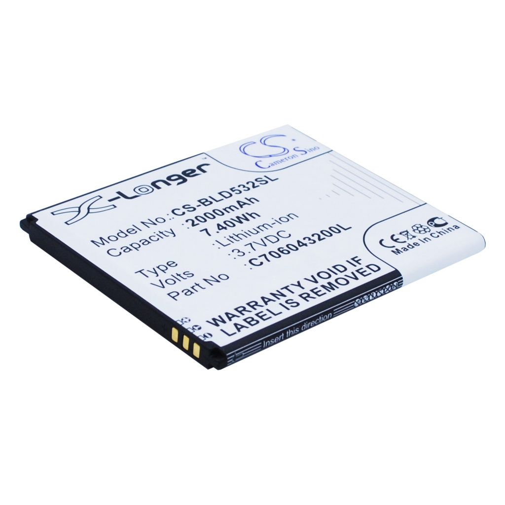 Batterij Vervangt C706043200L