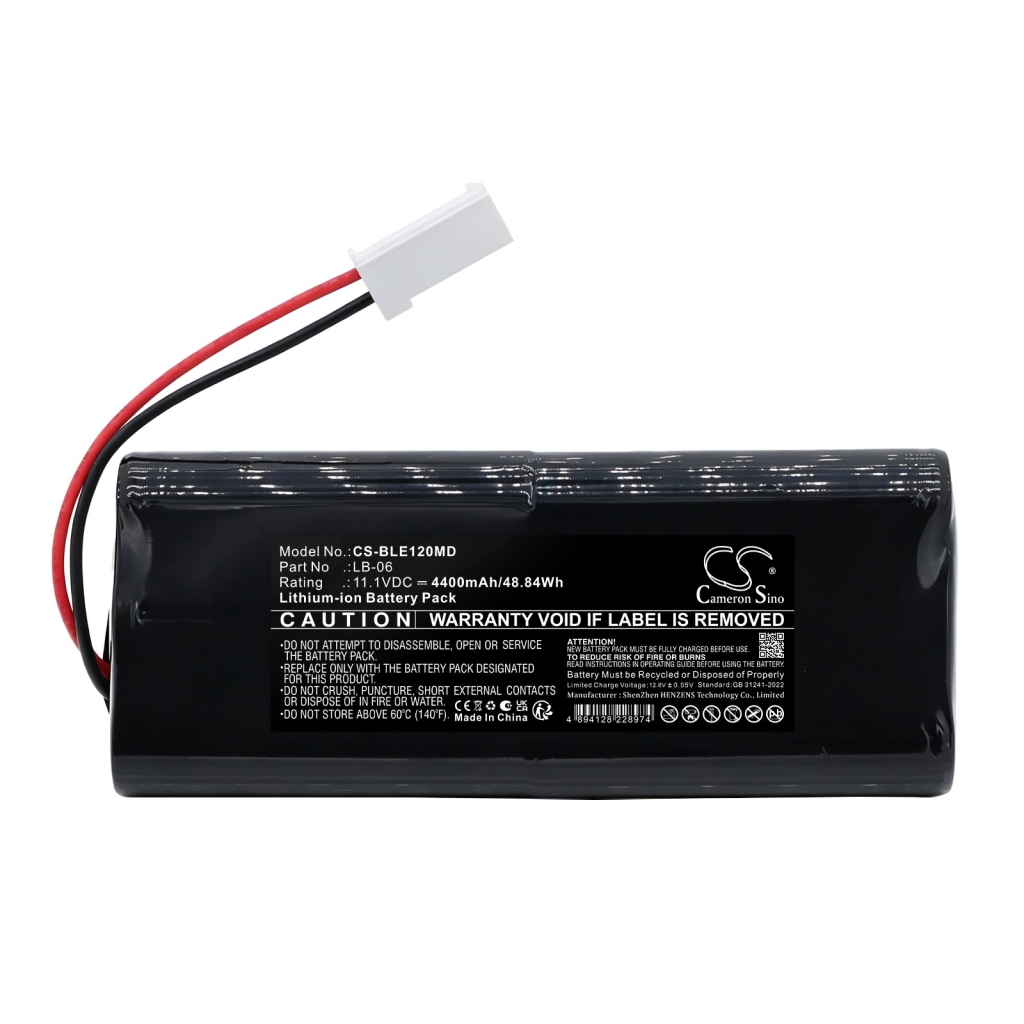 Batterij compatibel met Biolight CS-BLE120MD