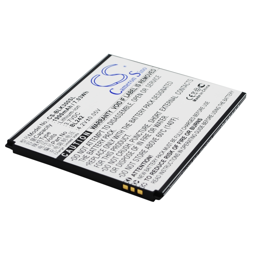 Batterij voor mobiele telefoon Lenovo CS-BLK300SL