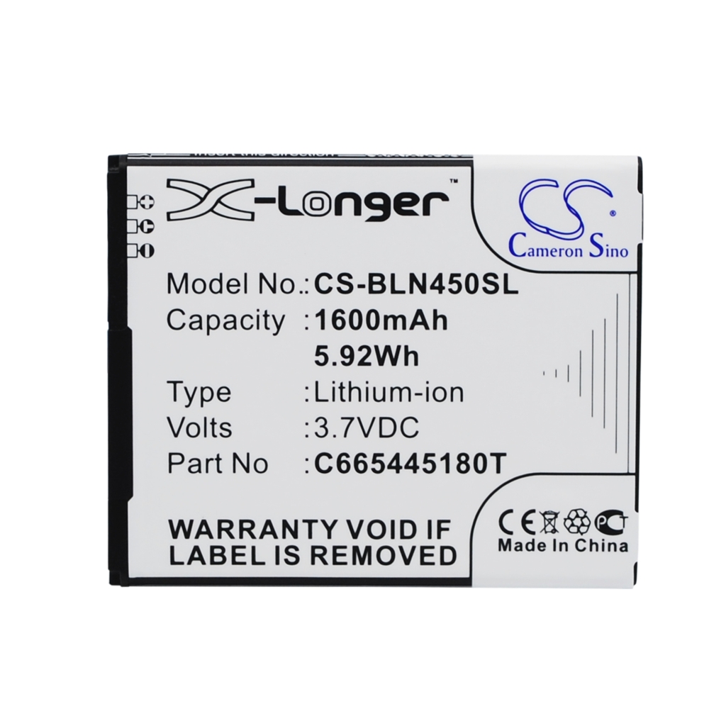 Batterij compatibel met BLU CS-BLN450SL