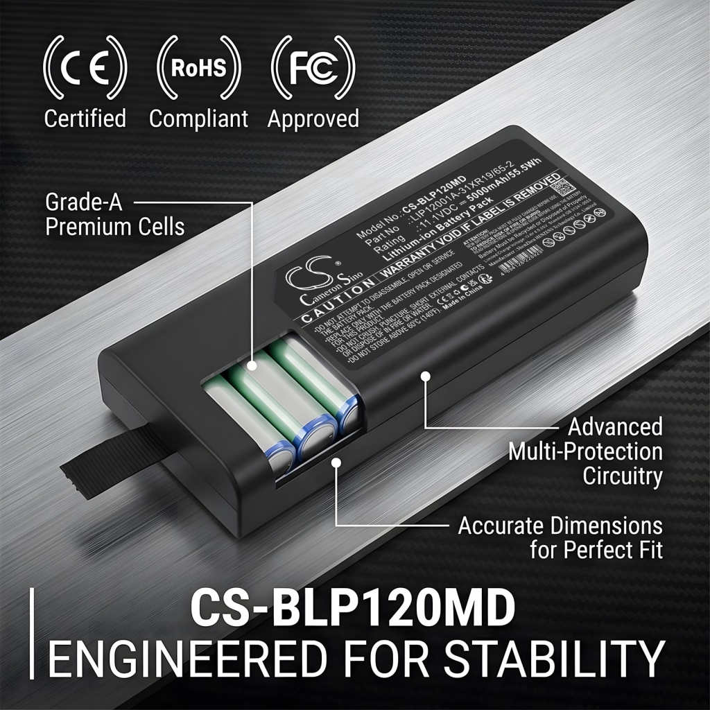 Batterij compatibel met Biolight CS-BLP120MD