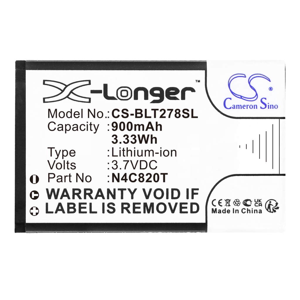 Batterij Vervangt N4C820T