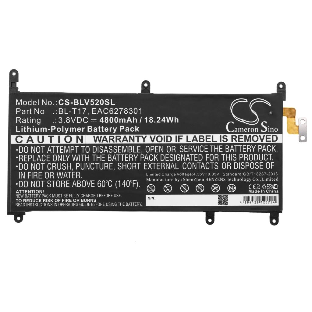 Batterij Vervangt EAC6278301