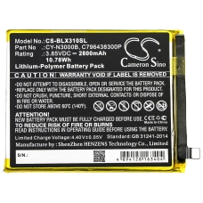 Compatibele batterijvervanging voor BLU C796438300P,CY-N3000B
