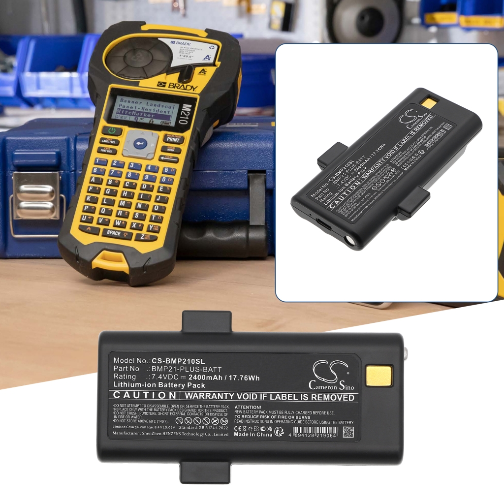Printerbatterij Brady CS-BMP210SL