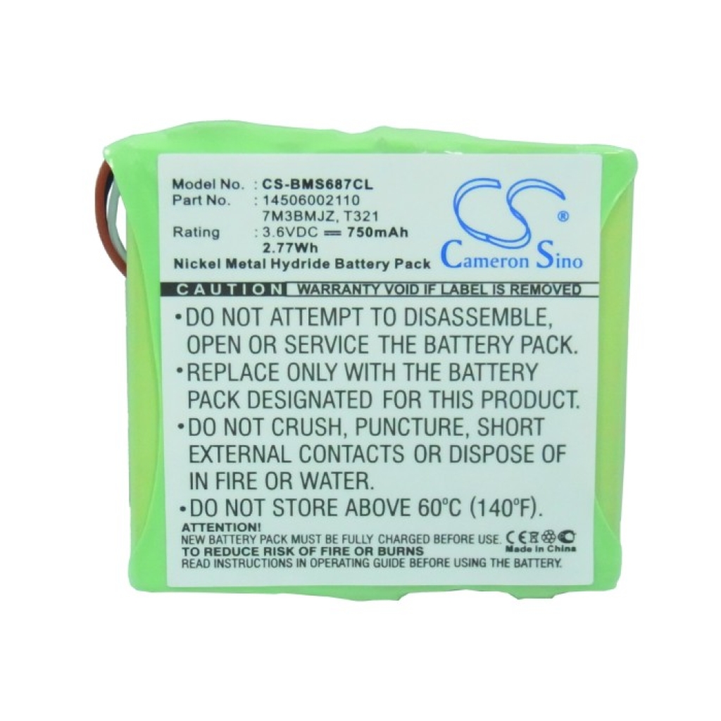 Batterij Vervangt 145306002110