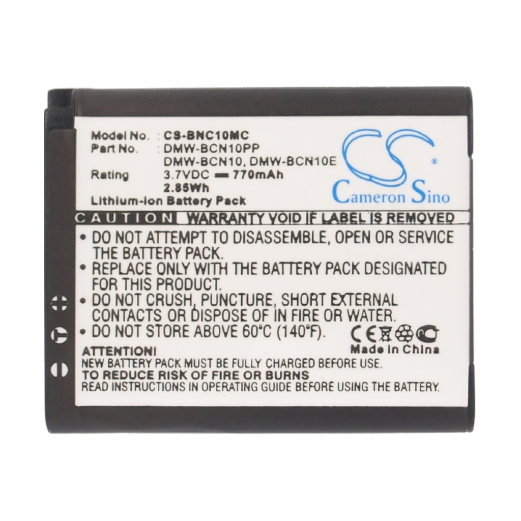 Battery Replaces DMW-BCN10E