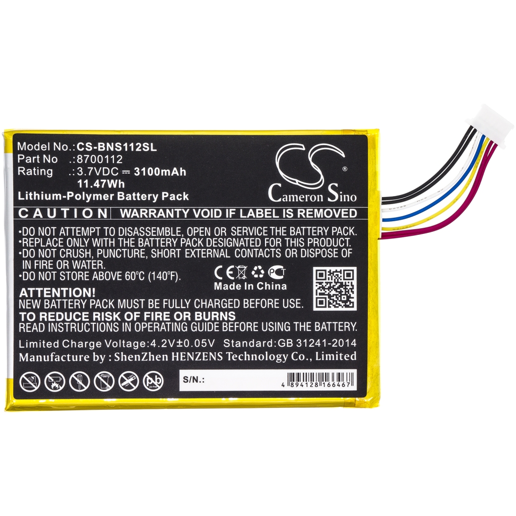 Batterijen Vervangt 8700112