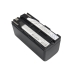 Cameron Sino CS-BP617 Canon BP-617 accu 7,4V 2000mAh schuin aanzicht