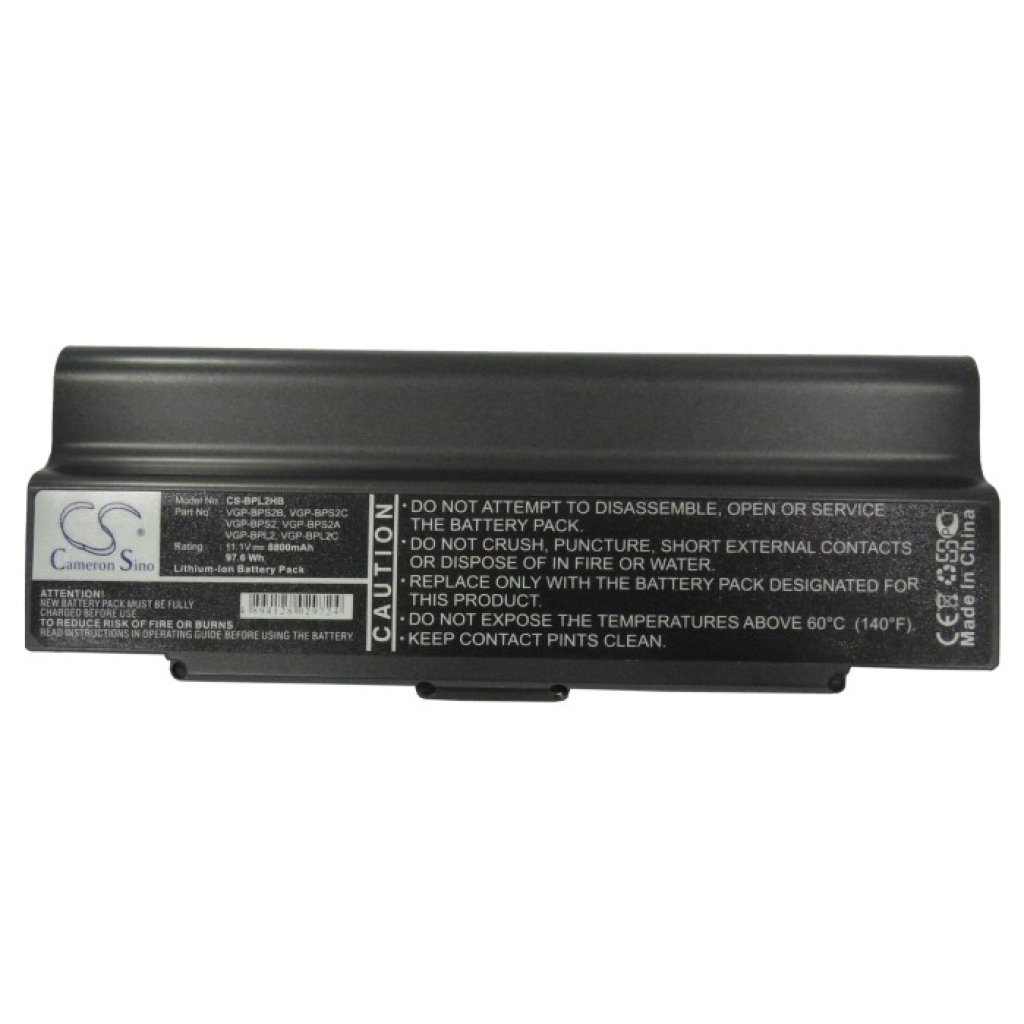 Notebook batterij Sony VAIO VGN-FE35C