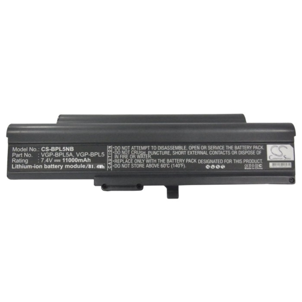Notebook batterij Sony VAIO VGN-TX37TP