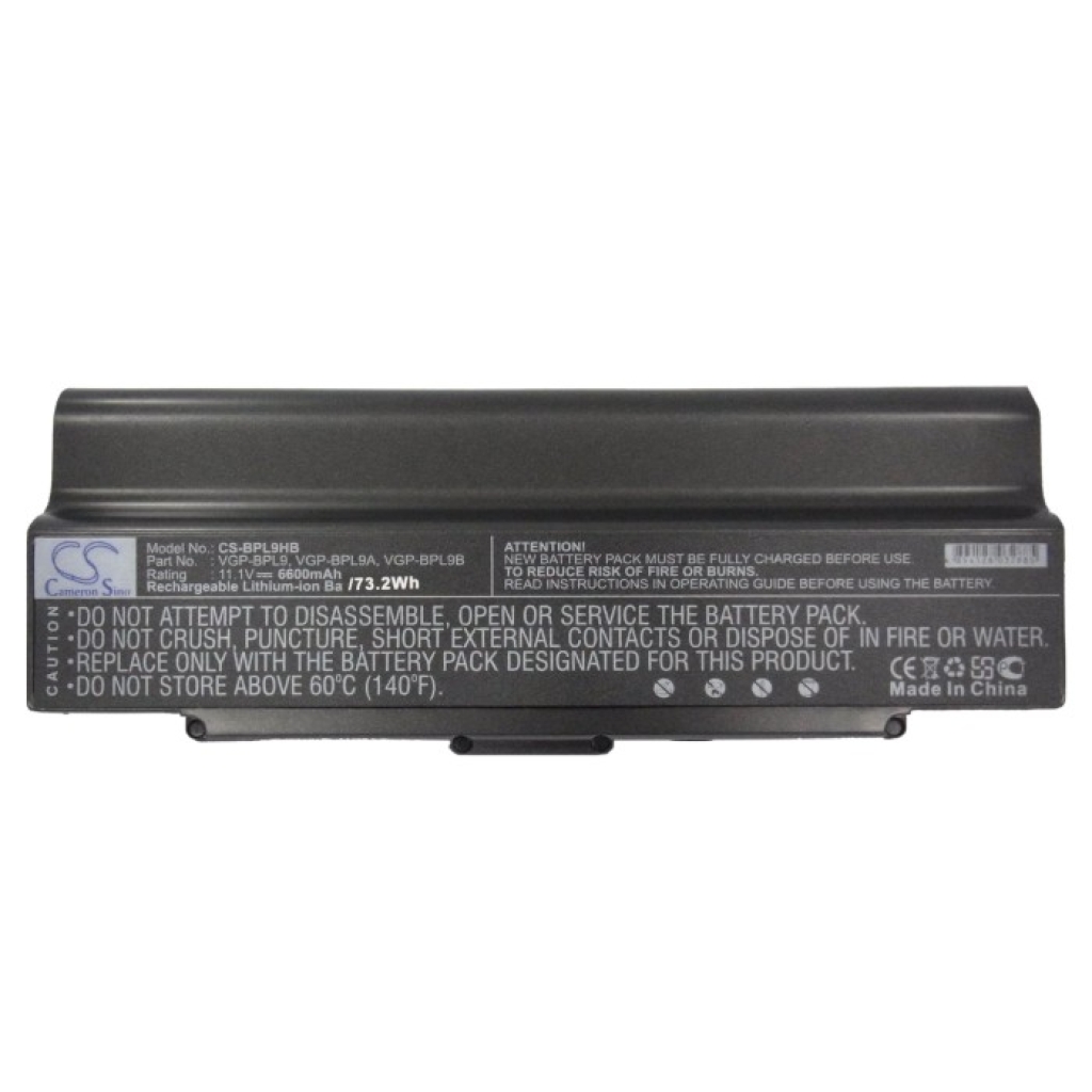 Notebook battery Sony VAIO VGN-NR123