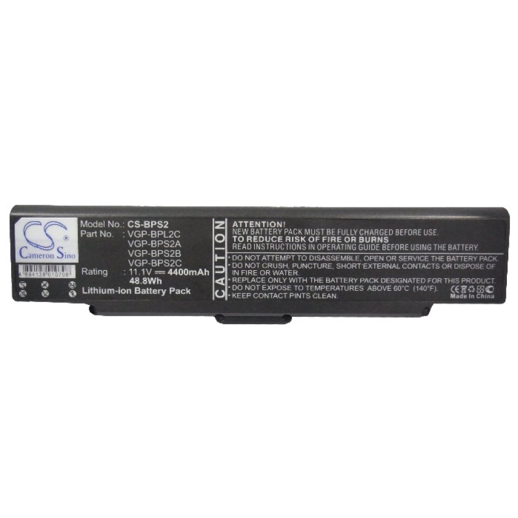 Notebook batterij Sony VAIO VGN-FE590GC
