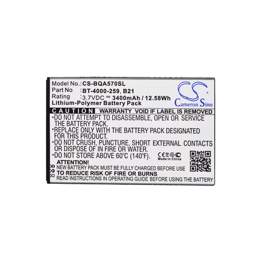 Batterij compatibel met Bq CS-BQA570SL
