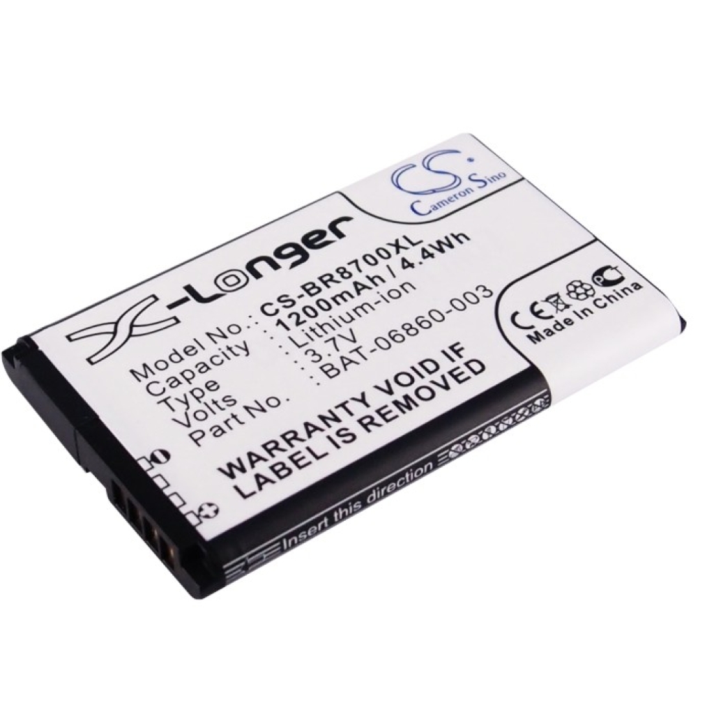 Batterij compatibel met Blackberry CS-BR8700XL