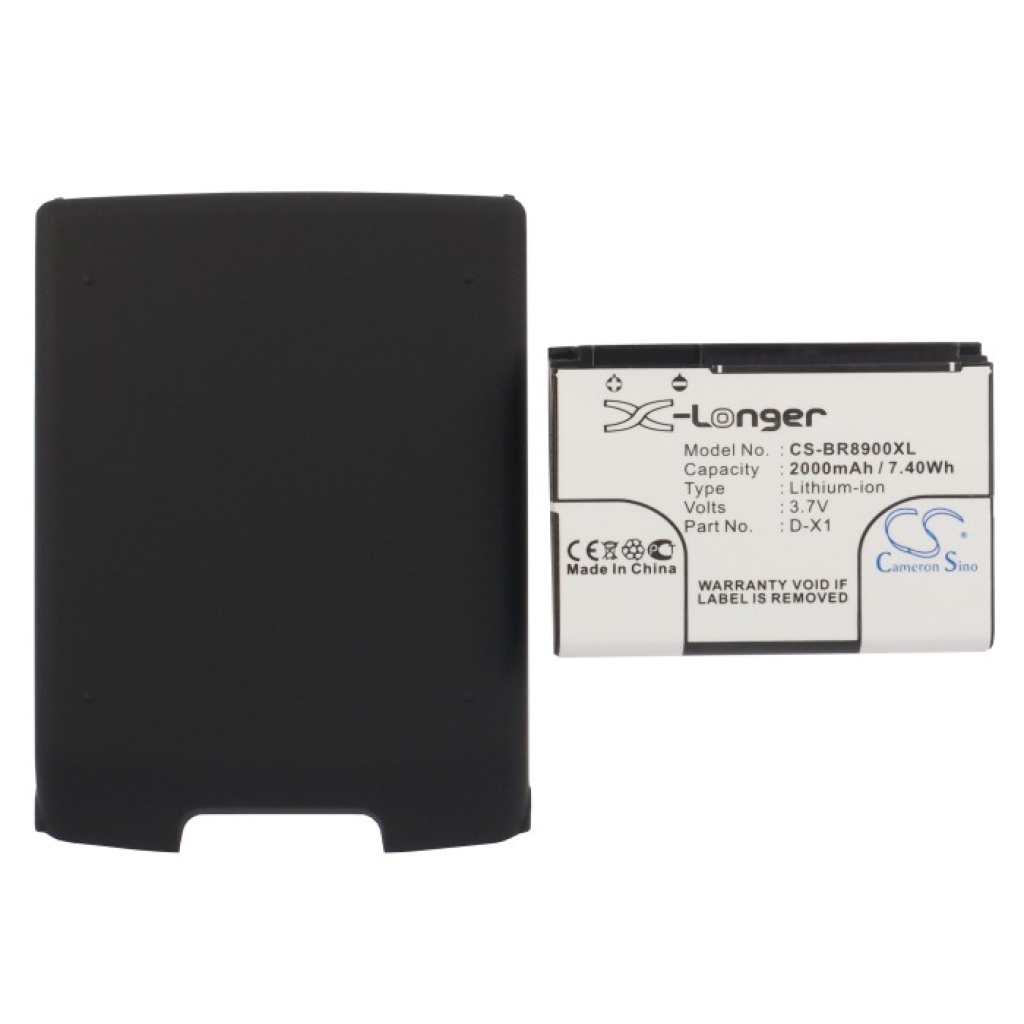 Batterij compatibel met Blackberry CS-BR8900XL
