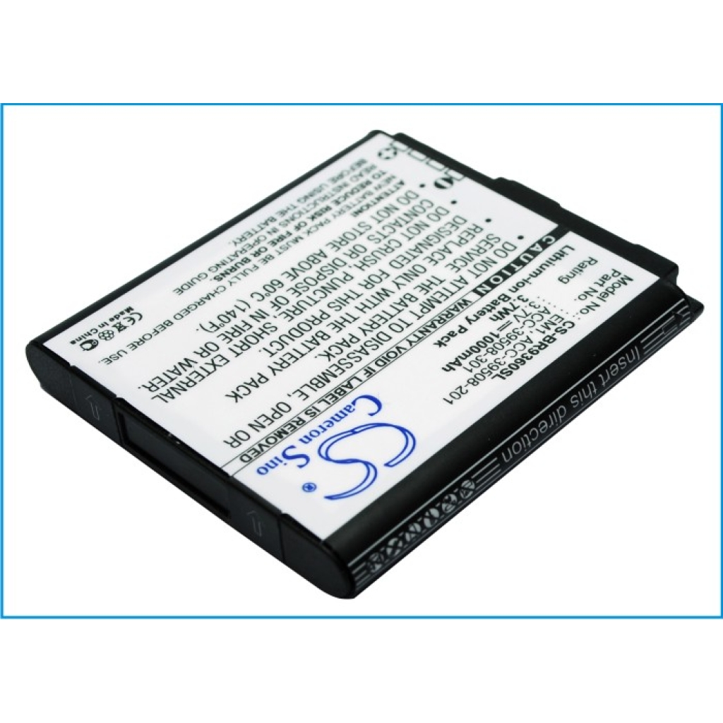 Batterij compatibel met Blackberry CS-BR9360SL