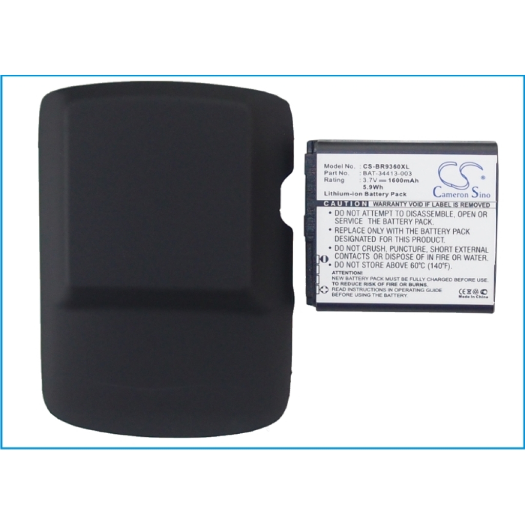 Batterij compatibel met Blackberry CS-BR9360XL