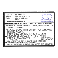 Compatibele batterijvervanging voor BlackBerry BAT-30615-006,J-M1,JM1