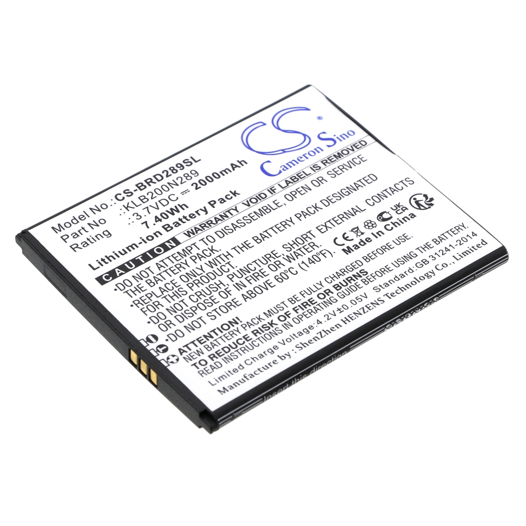 Batterij voor mobiele telefoon Polytron CS-BRD289SL