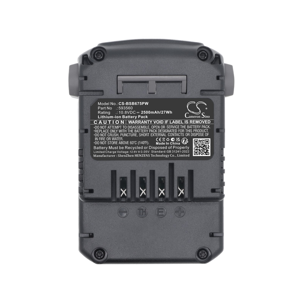 Batterij compatibel met Briggs & stratton CS-BSB675PW