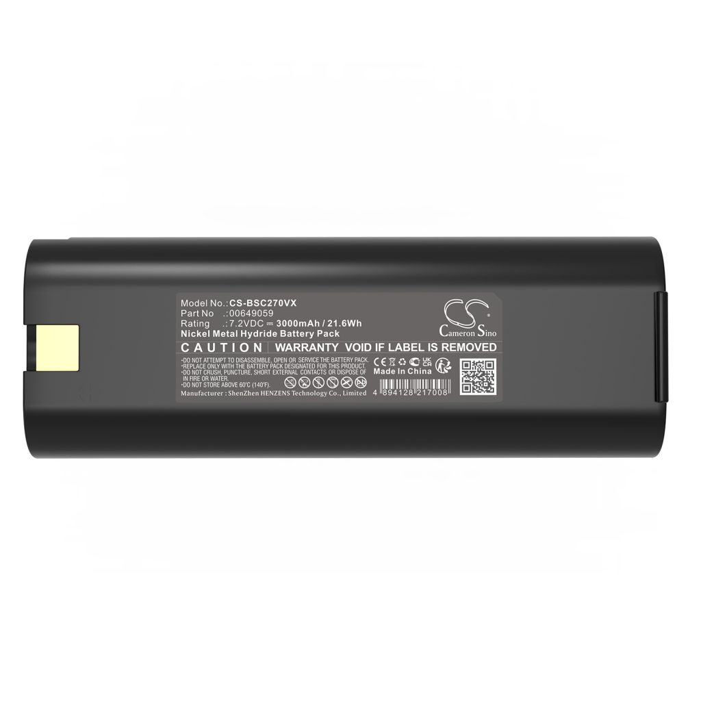 Batterijen voor stofzuigers Bosch CS-BSC270VX
