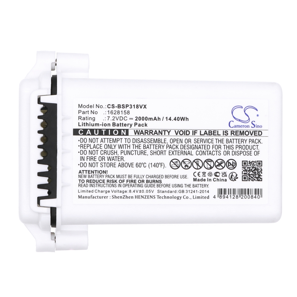 Batterijen voor stofzuigers Bissell CS-BSP318VX