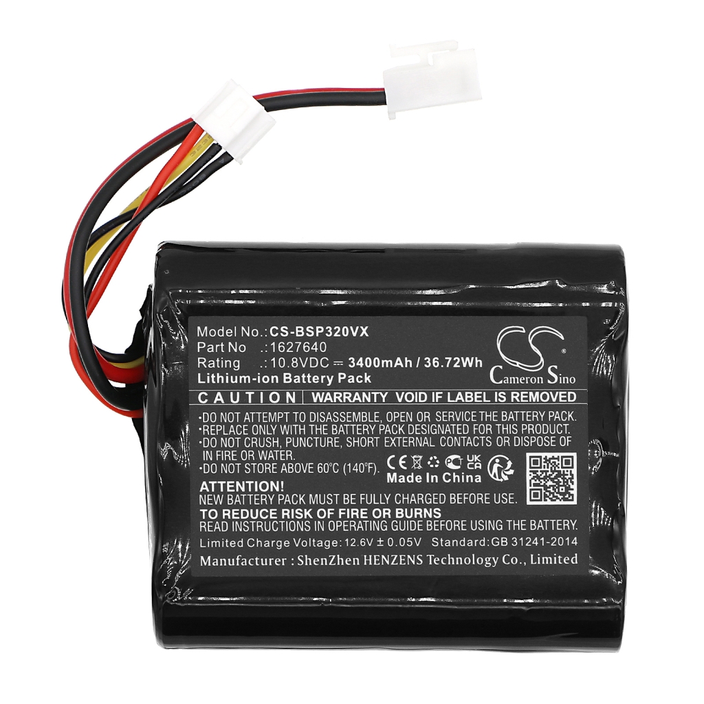 Batterijen voor stofzuigers Bissell CS-BSP320VX