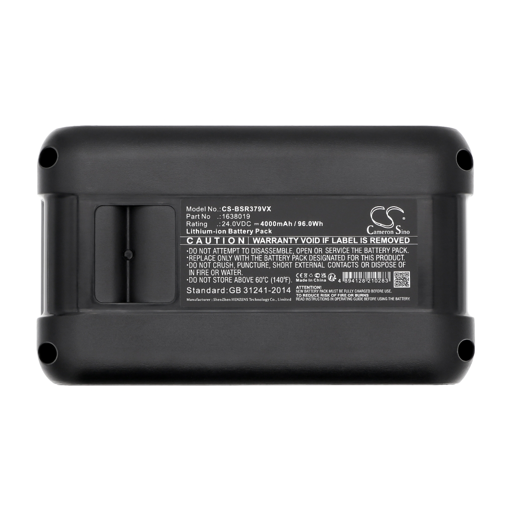 Batterijen voor stofzuigers Bissell CS-BSR379VX