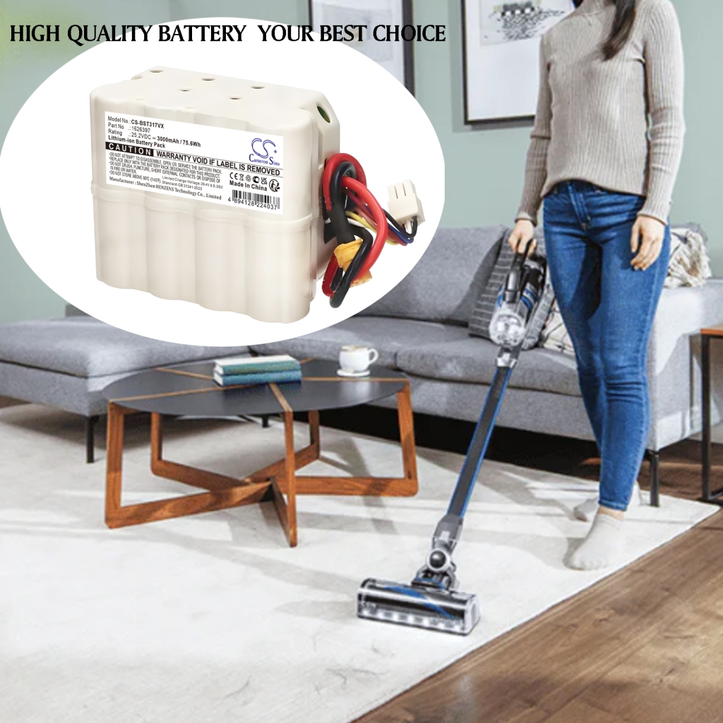 Batterijen voor stofzuigers Bissell CS-BST317VX