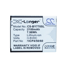 Compatibele batterijvervanging voor KODAK 1ICP4/50/60-210AR