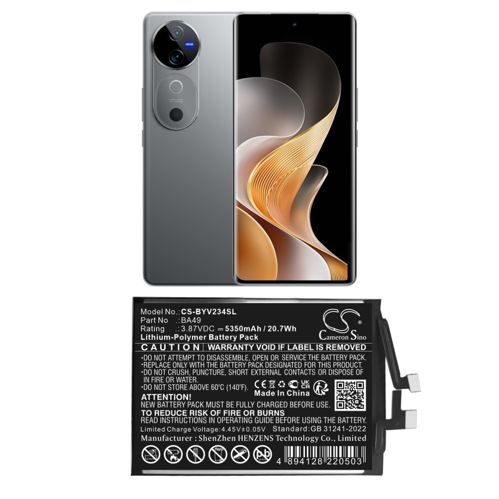 Batterij Vervangt BA49