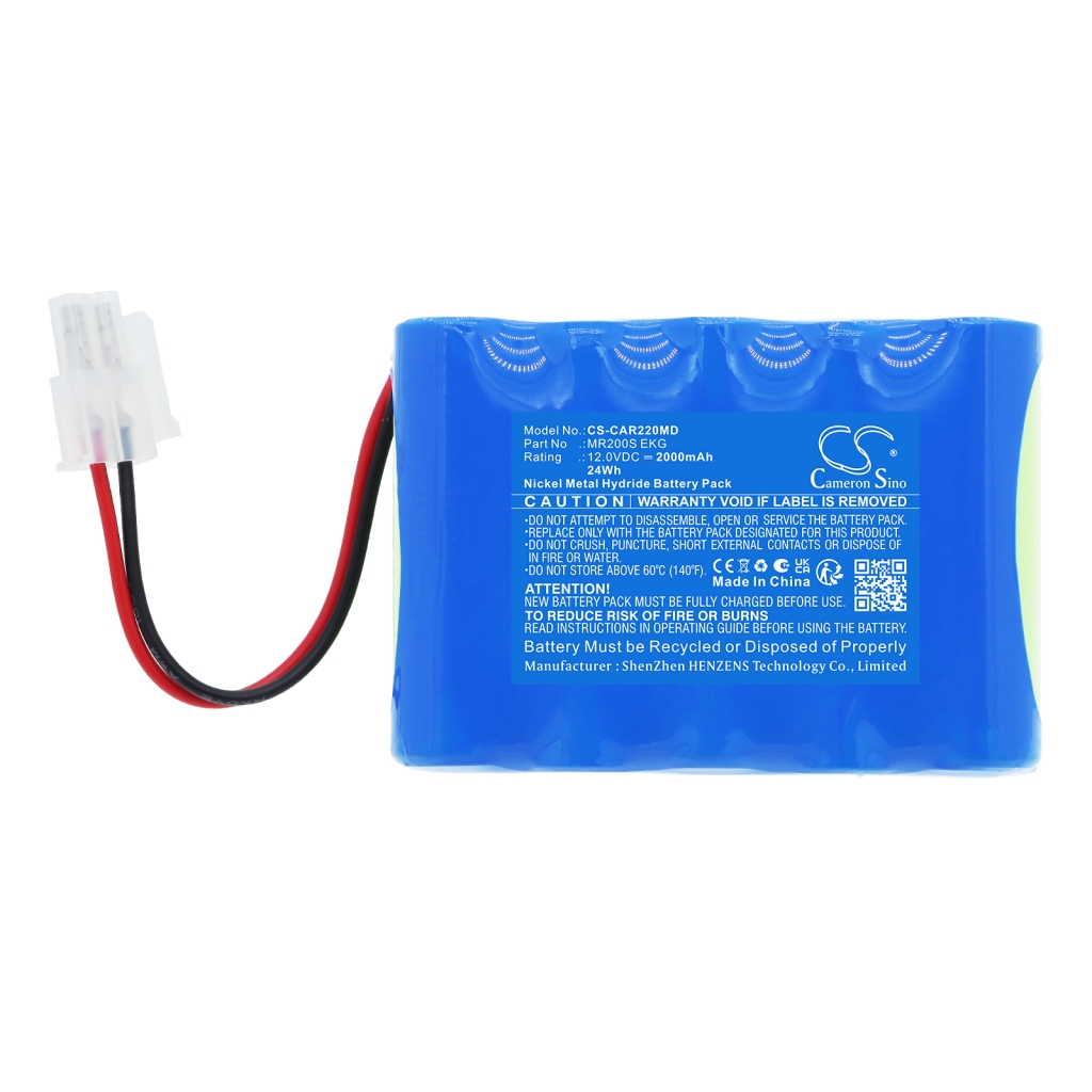 Batterij compatibel met Cardioline CS-CAR220MD