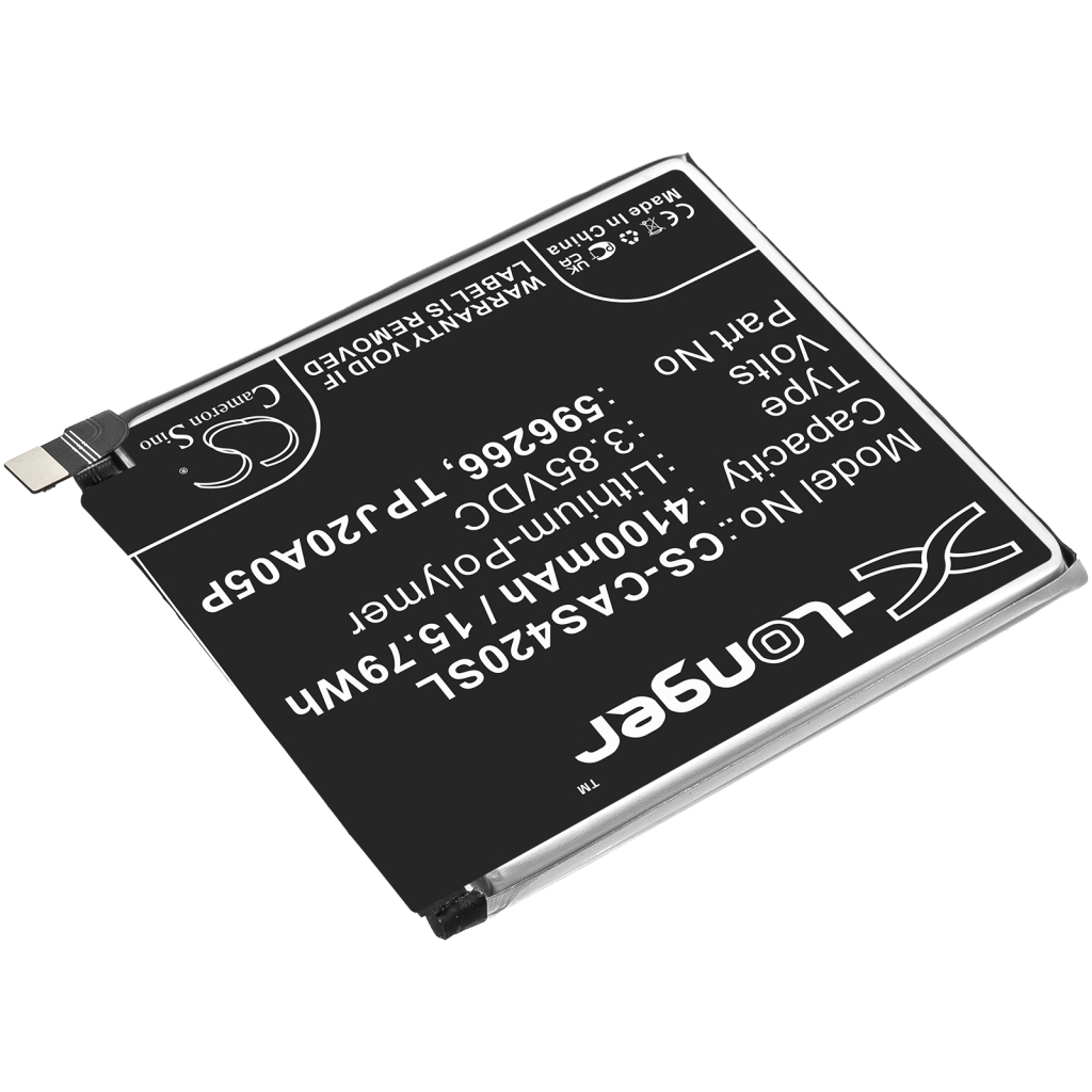 Batterij Vervangt 596266