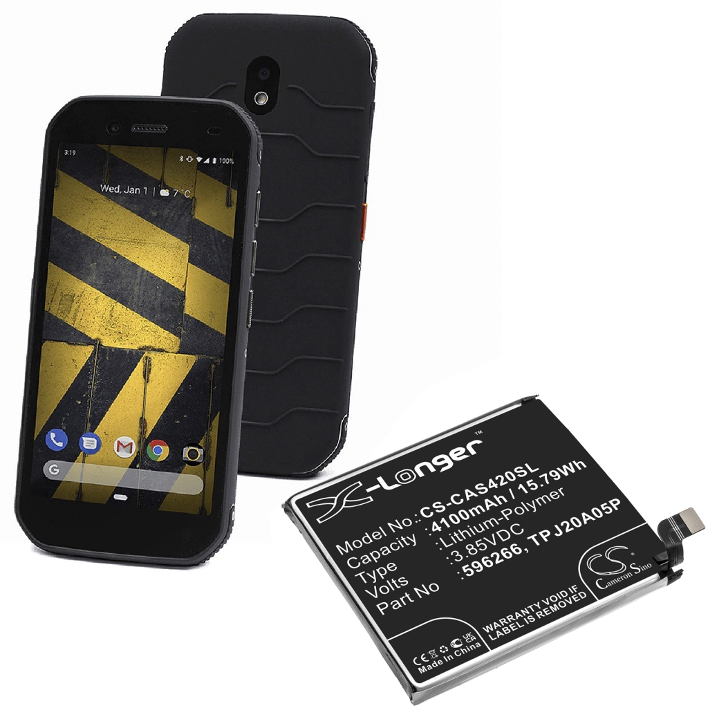 Batterij Vervangt 596266