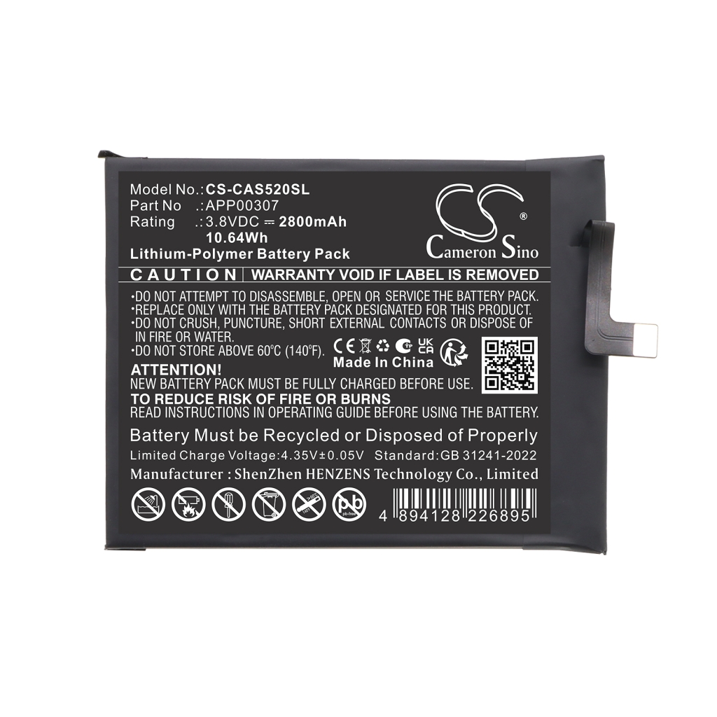 Batterij compatibel met CAT Caterpillar CS-CAS520SL