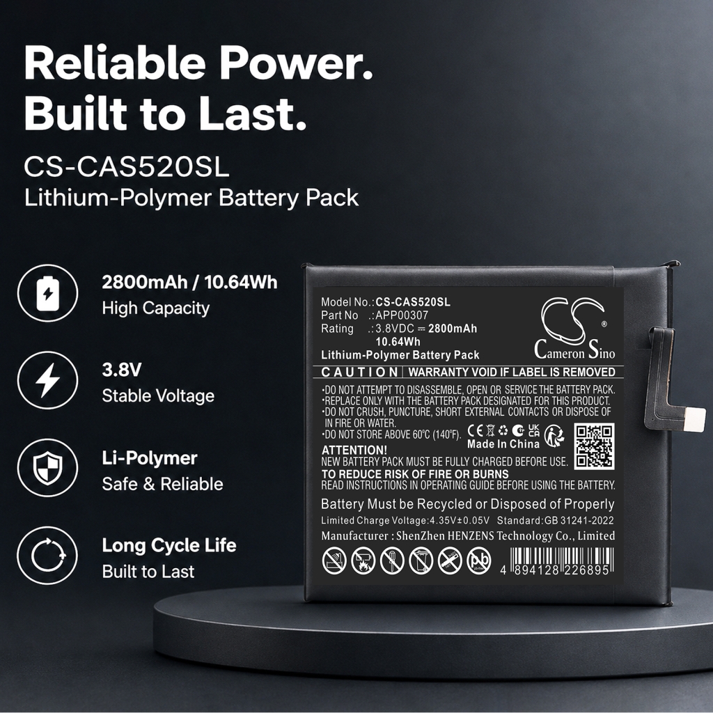 Batterij compatibel met CAT Caterpillar CS-CAS520SL