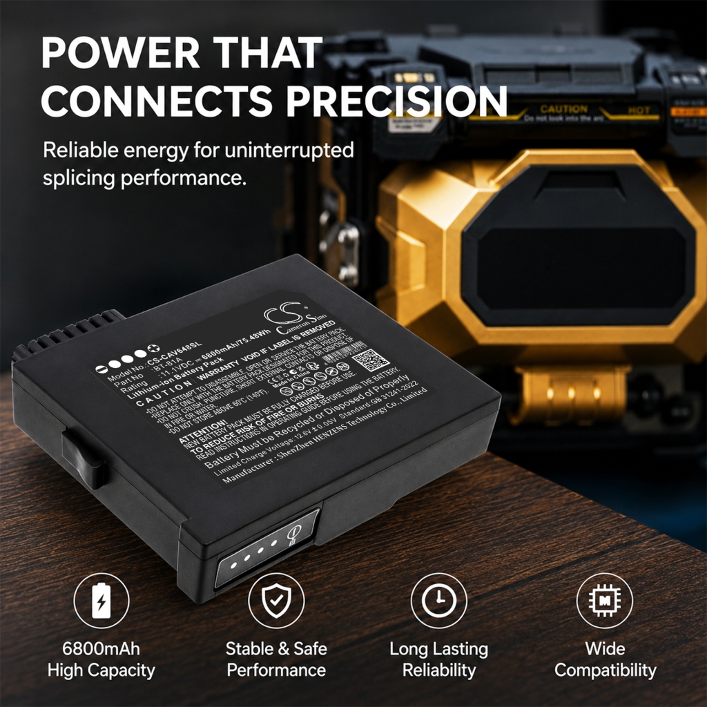 Batterij compatibel met Cetc CS-CAV648SL