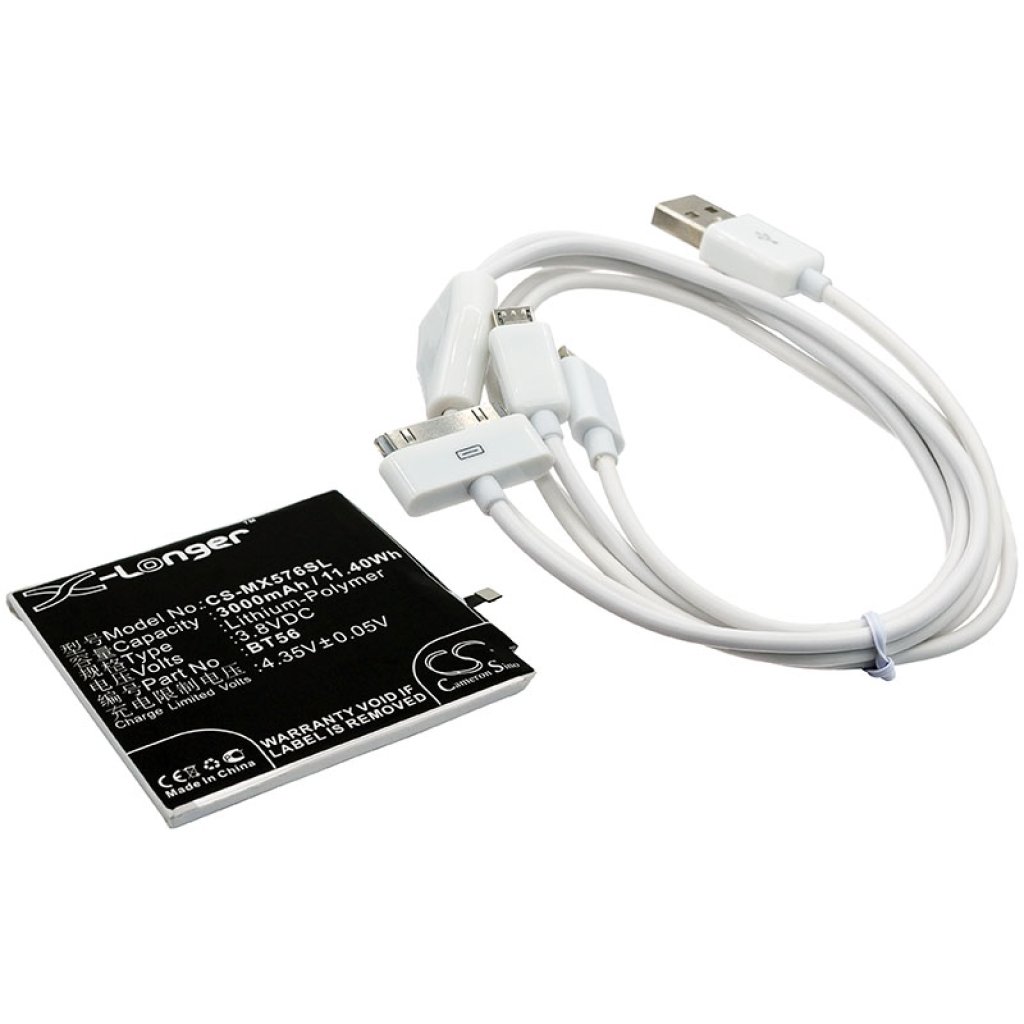 Remplacement compatible pour MeiZu BT56