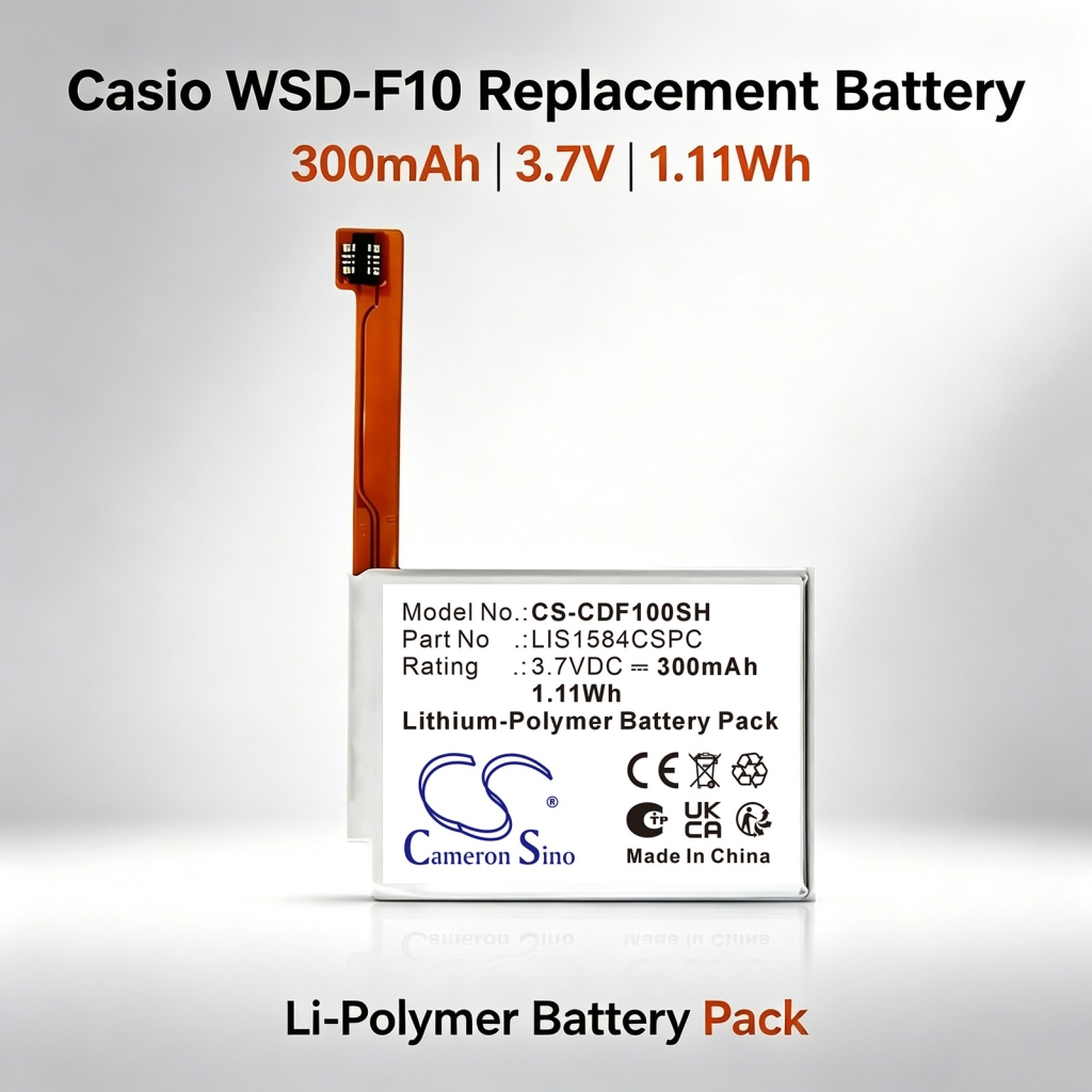 Batterie pour CASIO WSD-F20-WE