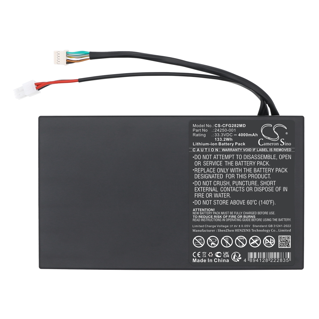Batterij compatibel met Carefusion CS-CFG282MD