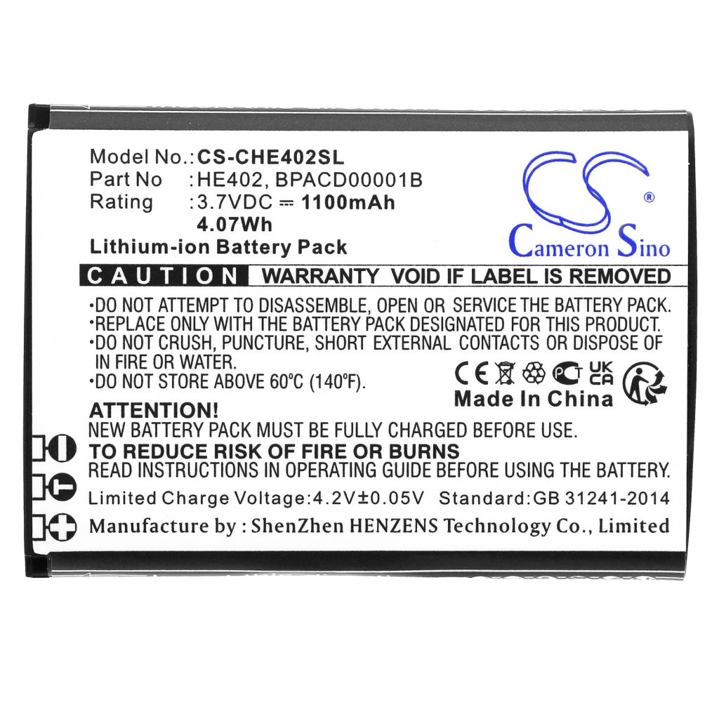 Remplacement de batterie compatible pour AT