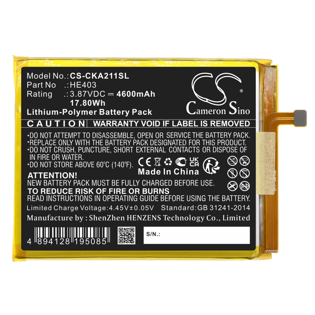 Remplacement de batterie compatible pour AT