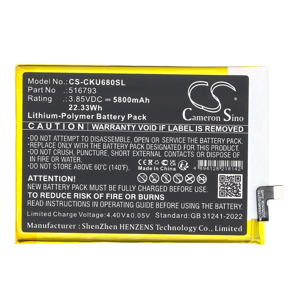 Batterij voor mobiele telefoon Cricket CS-CKU680SL